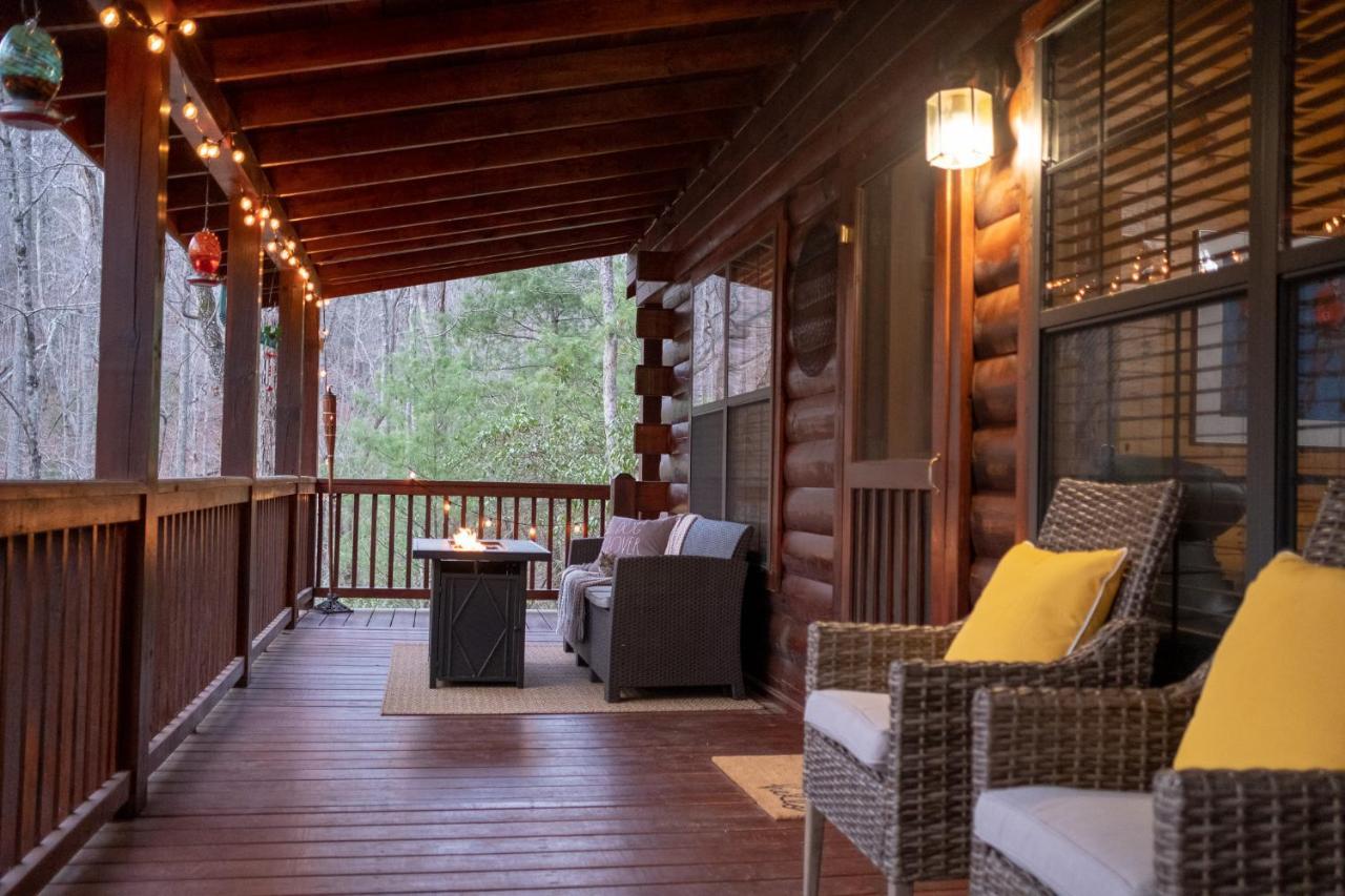 Three Dog Night - Pet-Friendly Cabin With Hot Tub Βίλα Blue Ridge Εξωτερικό φωτογραφία